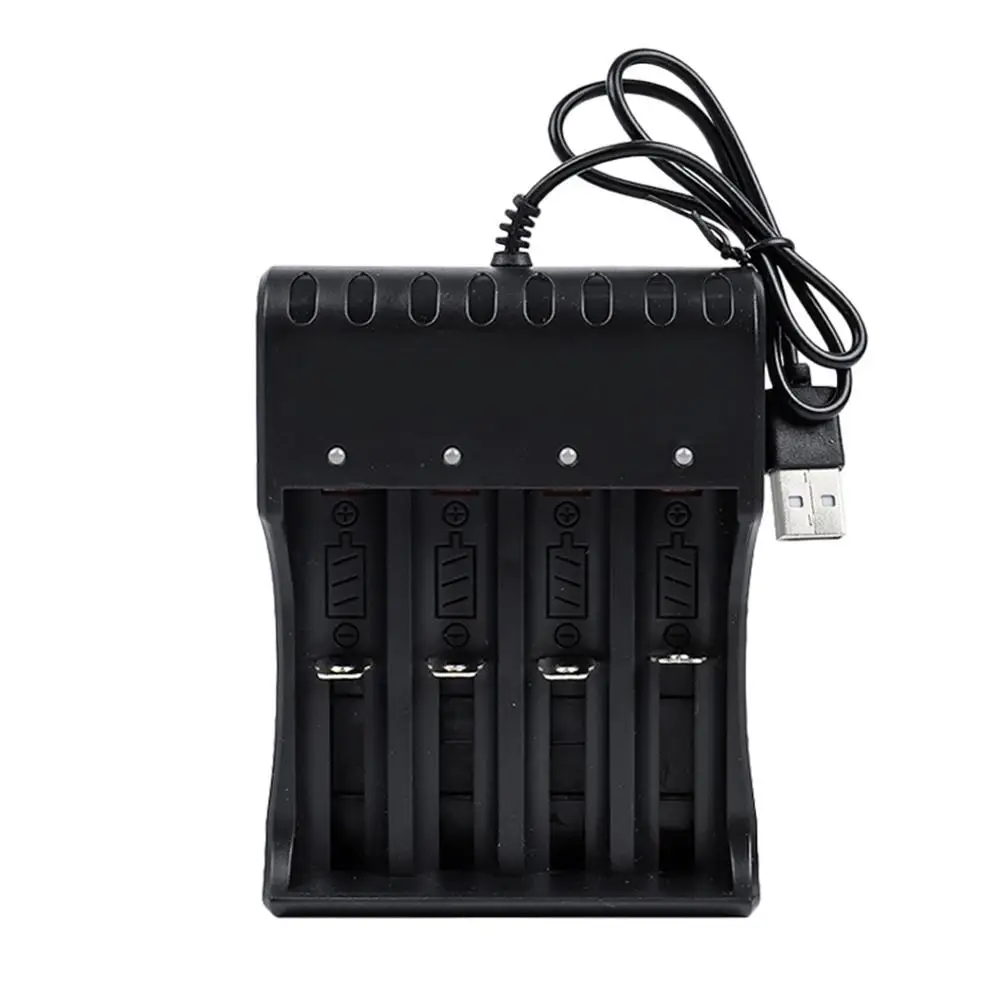Universal USB Battery Charger 4 Slots Fast Charging Protection Rechargeable for 18650 14500 23500 Smart Lithium Battery Charger charger adapter battery charger fast charger battery charger adapter