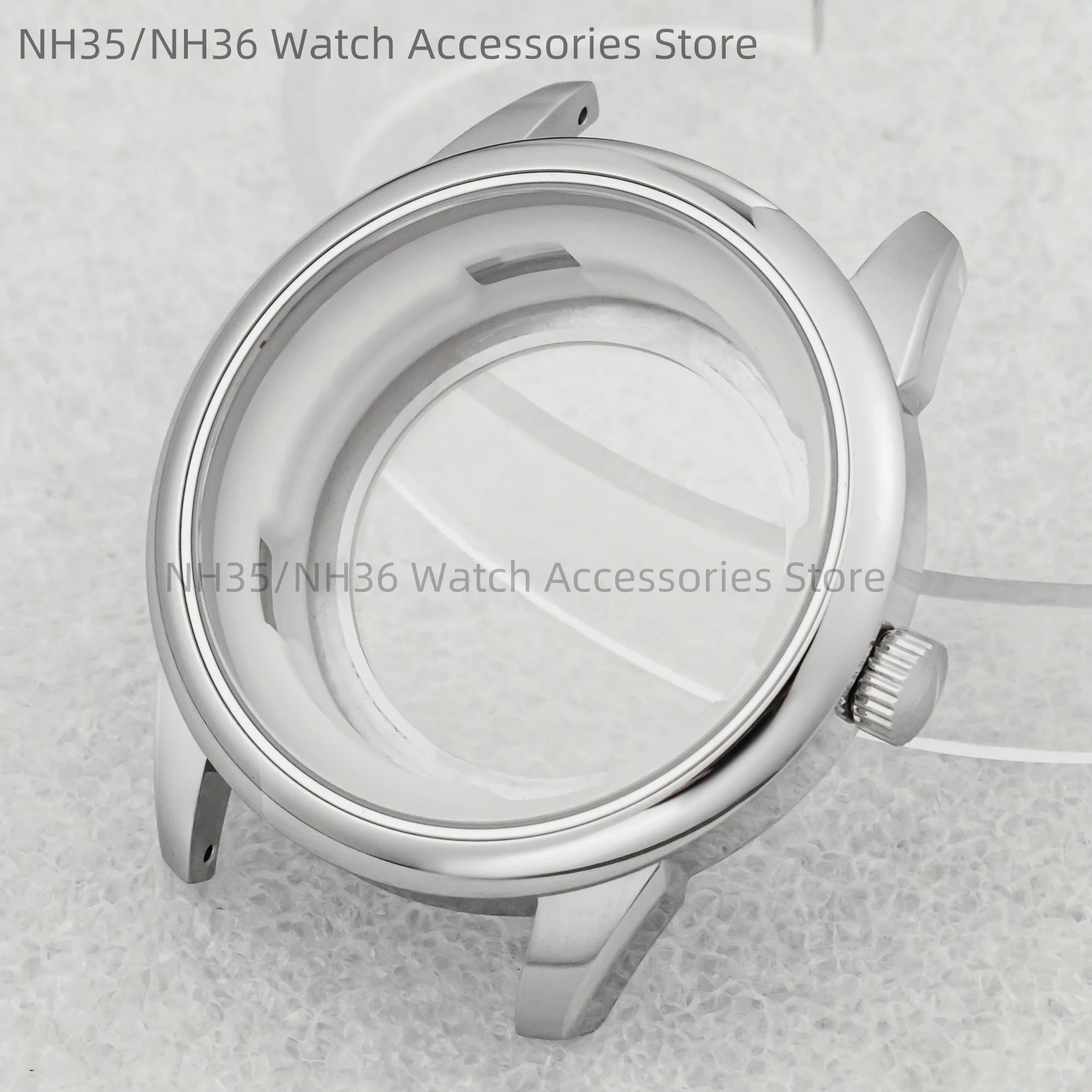 42.7mm Stainless Steel Watch Case with 5ATM Waterproofing