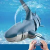 Funny RC Shark Toy Remote Control Animal Bath Tub Pool Electric Toys for Kids Boys Children Cool Stuff Sharks Submarine 1