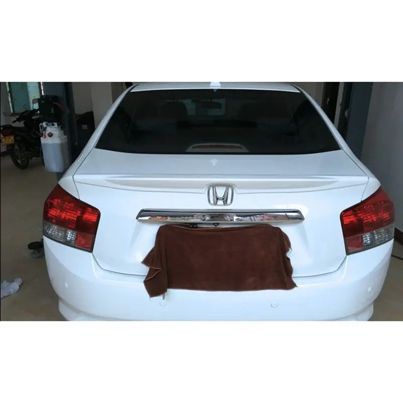 

For Honda 2008-2014 Model City Spoiler High Quality ABS Material Car Rear Wing Primer Color Spoiler Civic Lip Spoiler