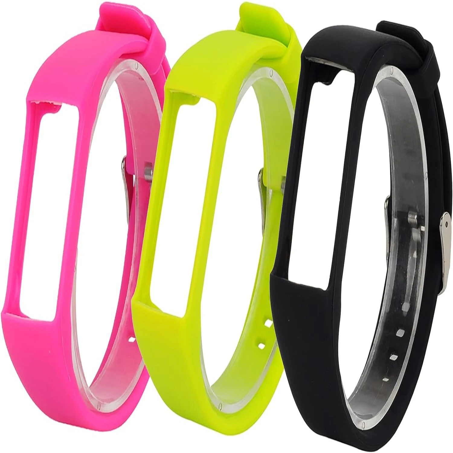 Enhance your wrist game with these sleek and cozy silicone replacement bands for both men and women-Adjustable, compatible, an