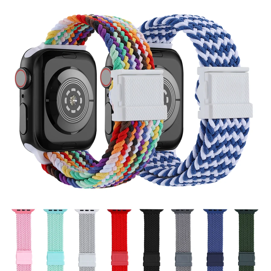 

Magnetic Buckle Strap for Apple Watch Band Series 8 Ultra 49mm 45mm 41mm Smart Watch 44mm 42mm 38mm iWatch 7 6 Se 5 Accessories