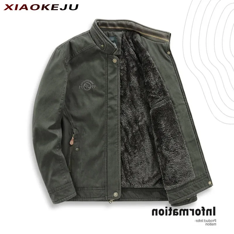 Men's Cold Jacket Militari Winter Men Design Jacket Sportsfor Windbreak Camping Trekking Sport Bomber Withzipper Sports