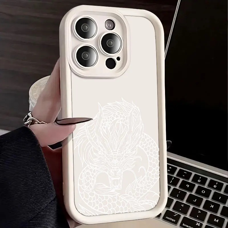 Shockproof Silicone Soft Chinese Dragon Phone Case