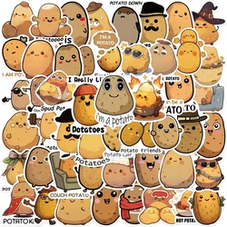 10/30/50PCS Cartoon Potato Decoration Scrapbooking Colorful PVC Sticker Aesthetic Korean Stationery School Supplies for Kids