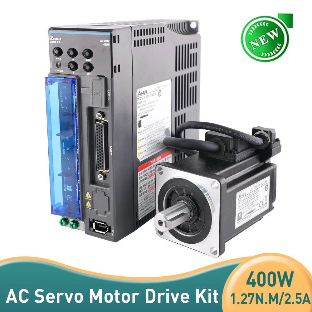 DeltaACServoMotorDriveKitCNC25A127NM3000rpm17bitASDE3