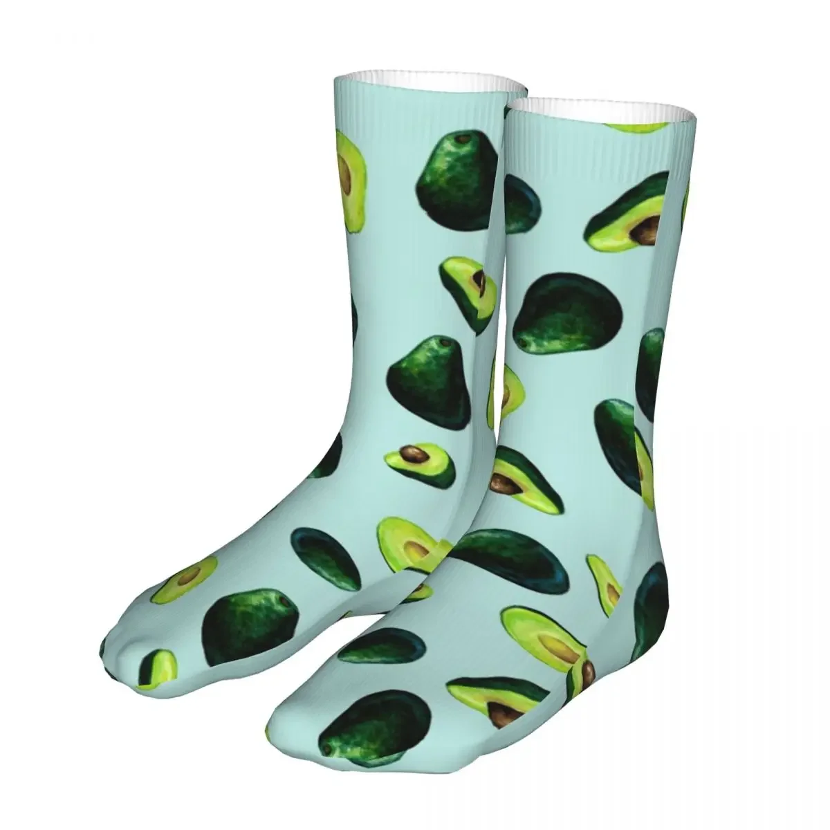 

Compression Avocado Pattern Women Socks 2023 Female Tropical Fruit Sports Sock