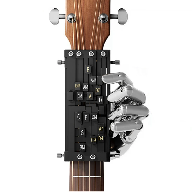(NEW) Coustic Guitar Aid Tool Beginner Trainer Practice Tool Guitar Auxiliary Artifact Teaching Aid For Beginners