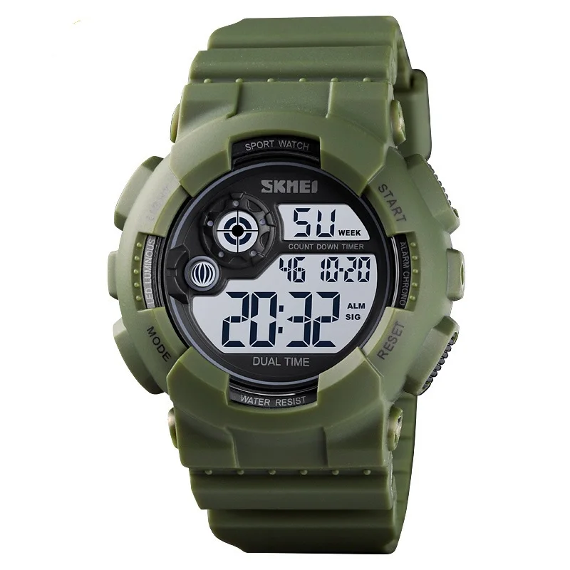 Fashion Outdoor Sport Watch Men Shockproof And Waterproof Military Wristwatches LED Display Electronic Digital Watch