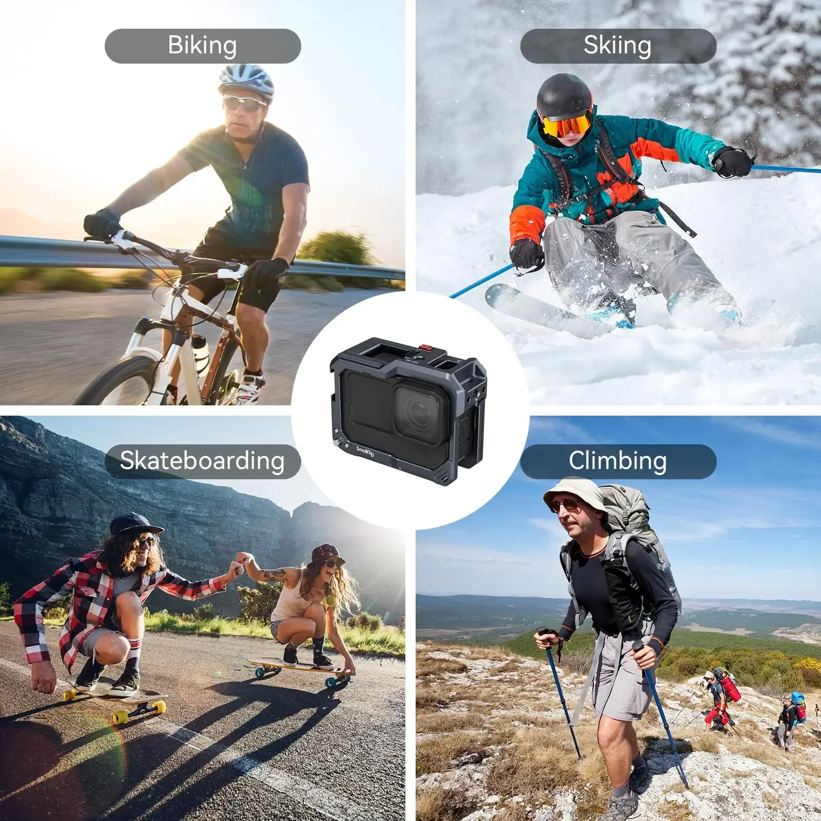 SmallRig Action Camera Full Protection Cage for Hero 13 /Hero12/Hero11/Hero 10/H