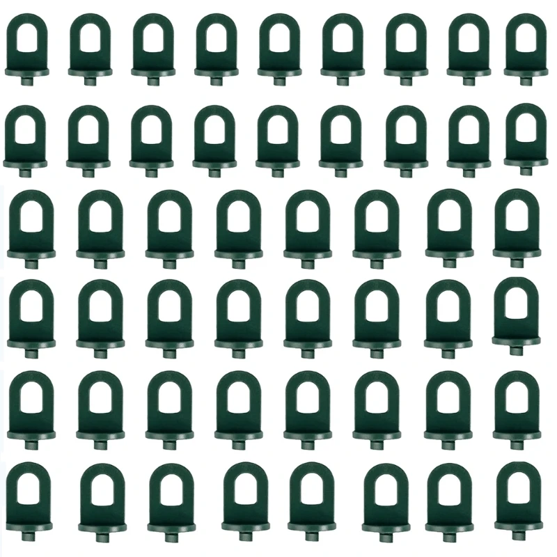 Greenhouse Twist Clips Greenhouse Hook Hanger Planter Clips Hook Accessories 50Pcs for 87HA