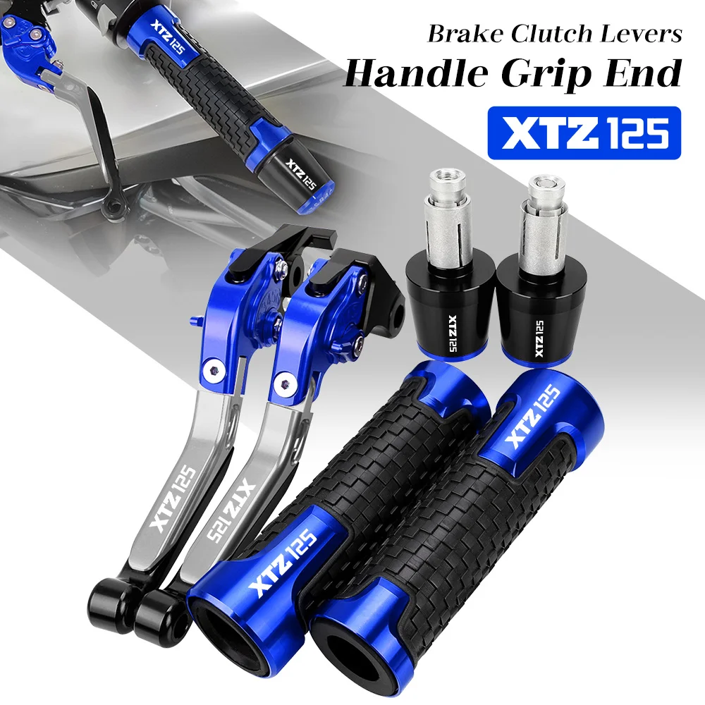 

For YAMAHA XTZ125 XTZ 125 2003-2016 2015 2014 Motorcycle Accessories Brake Clutch Handle Levers Handlebrake Handlebar Grip Ends