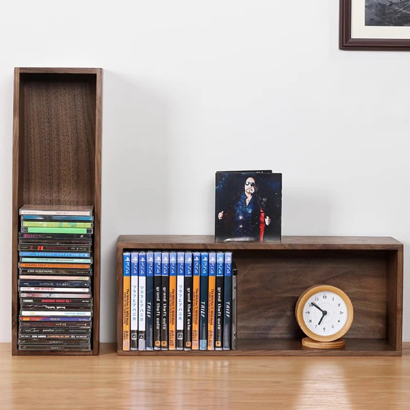 Supporto Retro Cd Organizer Rack Capacità Display Di Archiviazione Portatile Inserto Da Pavimento Cd Rack Rails Porta Cd Organizador Disc Furnitures