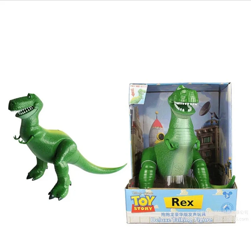 Disney Toy Story 4 Rex The Green Dinosaur Action Figures Model Dolls Legs Can Move Collection Decoration Toys For Children Gifts