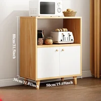Dining Storage Cabinet Tea Short Cabinet  Solid Wood Color New Chinese Multi-functional Household Living Room Storage Rack 5