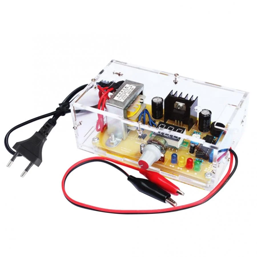 Tension réglable Alimentation Régulée Kit DE BRICOLAGE LM317 AC 220V 2W À  DC 1.25-12V Alimentation STABILISÉE - Cdiscount Bricolage