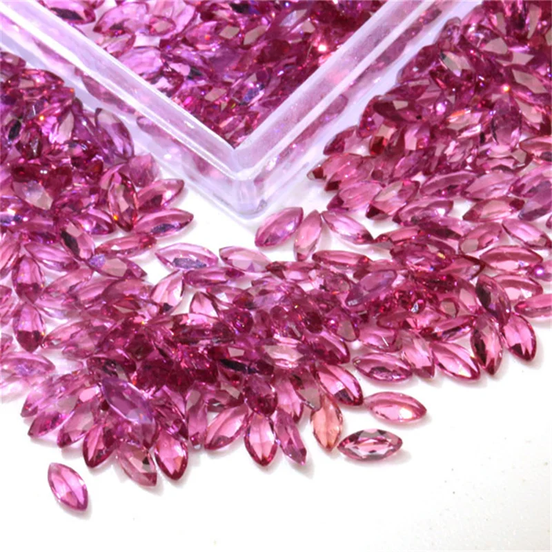 

Natural Loose Gemstone Clean Color No Crack Hot Selling Luxury Wholesale Price Jewelry Making Stones Marquise Cut Purple Garnet