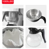 Xeoleo Commerical Coffee brewer Cafe American machine hot plate Full-Automatic Coffee machine  with Coffee Pot Coffee maker 5