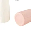 Plastic Flower Vase White Pink Imitation Ceramic Flower Pot Flower Basket Vase Home Office Decoration Garden Supplies Ornaments 5