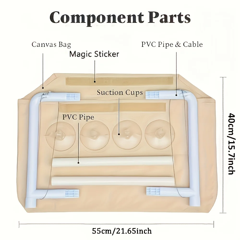 Comfortable Cat Window Perch Hammock Bed with Soft Fabric - Designed for Cats Indoor Pet Ledge Kitten hammock