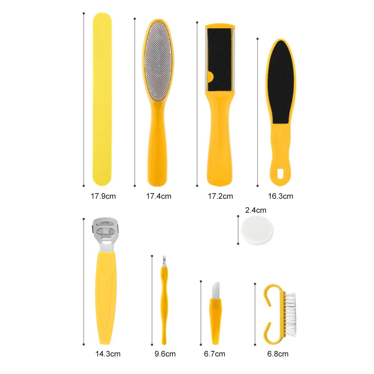 Stainless Steel Foot Care Kit Pedicure Tool Set