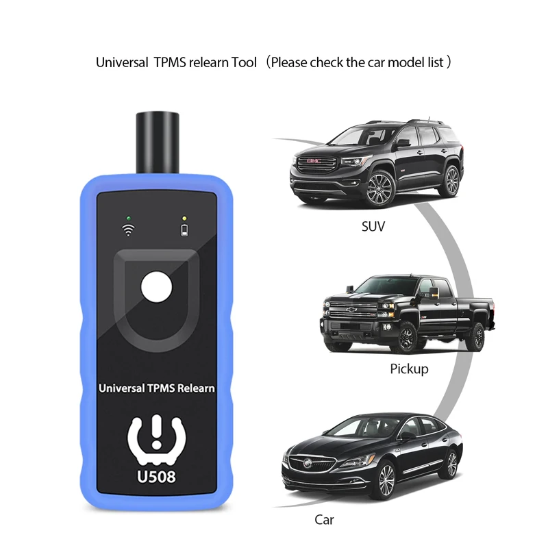 Universal Car TPMS Reset Tool U508 Tire Pressure Monitoring Sensor Tool For Ford Opel Jeep GMC BMW Chevrolet Free shipping