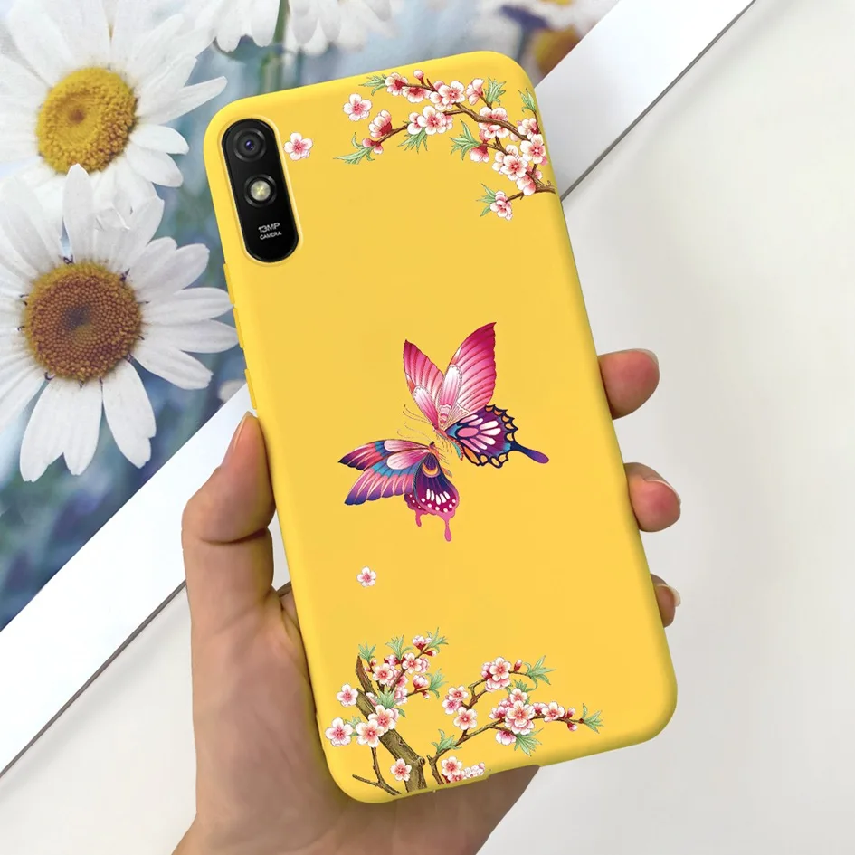 Lovely Astronaut & Butterfly Soft Silicone Phone Back Cover