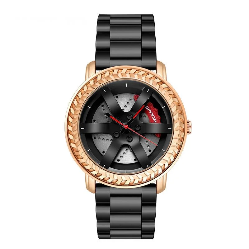 

Creative Contour Dial Men's Wrist Watches Waterproof Stainless Steel Band Fashion Atmosphere Quartz Watches For Men's