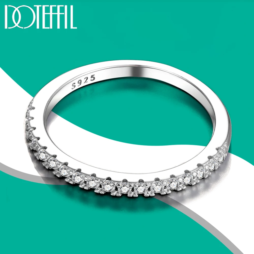 Moissanite Eternity Band