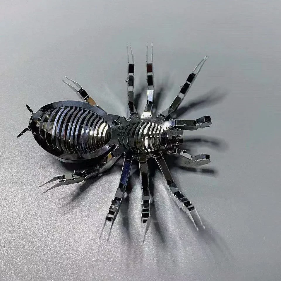 Tarantula 3D Metal Puzzle DIY Handmade Animal Insect Assembly Model Laser Cutting Kits Jigsaw Puzzle Decoration Toys Gifts 4