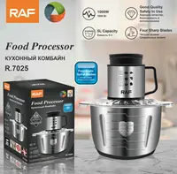 5L Electric Meat Grinder 1000W Multi Household Vegetable Chopper  Food Processor,BPA-free Stainless Steel Mincers for Kitchen 1