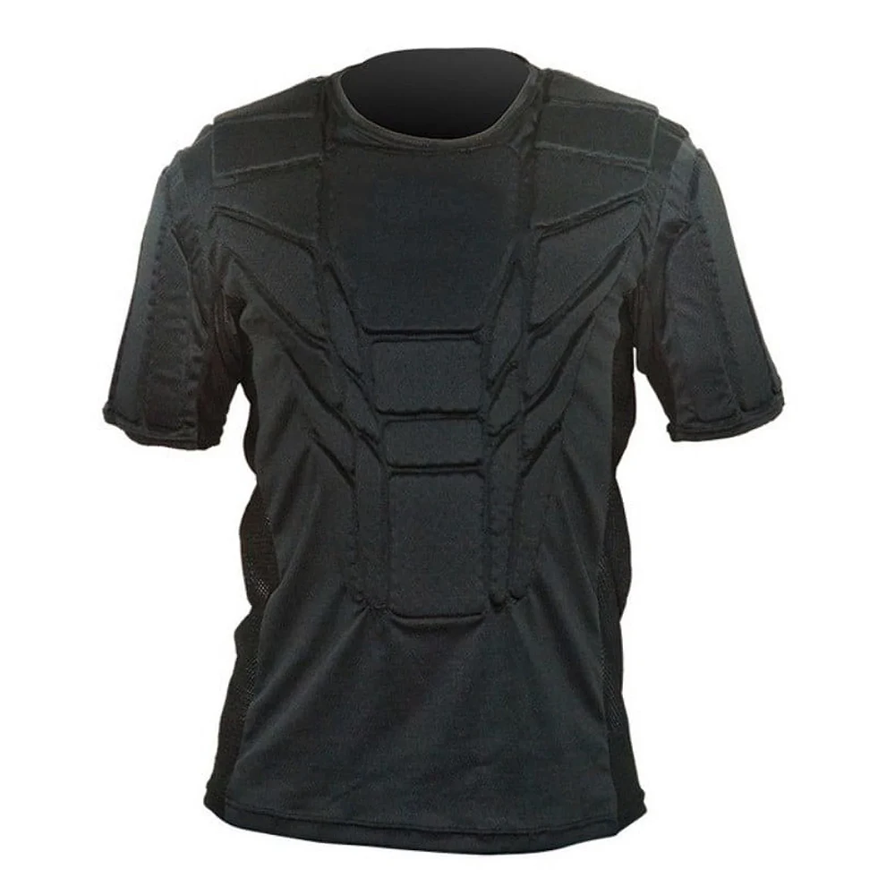 Excellent Quality Football Padded Compression Shirt Sleeveless Youth Padded Chest Protector Shirt for Baseball Football