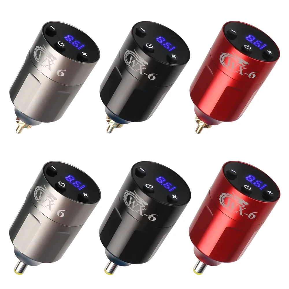 Wireless Tattoo Battery Pack Rechargeable Cordless Tattoo Power Supply Portable RCA Lithium Battery Pack 1300mAh Capacity,tattoo power supply,tattoo battery pack
