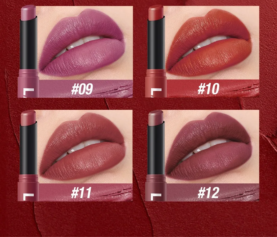 Matte Lipstick Pencil Waterproof Long Lasting Lip Stain Tint_voghion.com