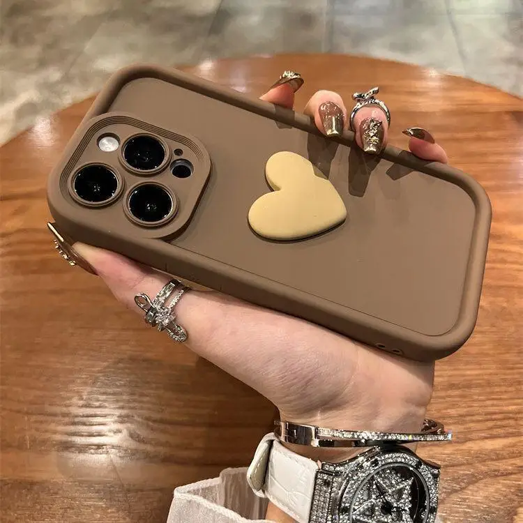 Coréen mignon 3D noir amour coeur étui pour Huawei Honor 90 X9 8X Nova Y70 7 Pro 10 9 SE 3 Y7A souple antichoc Silicone_voghion.com