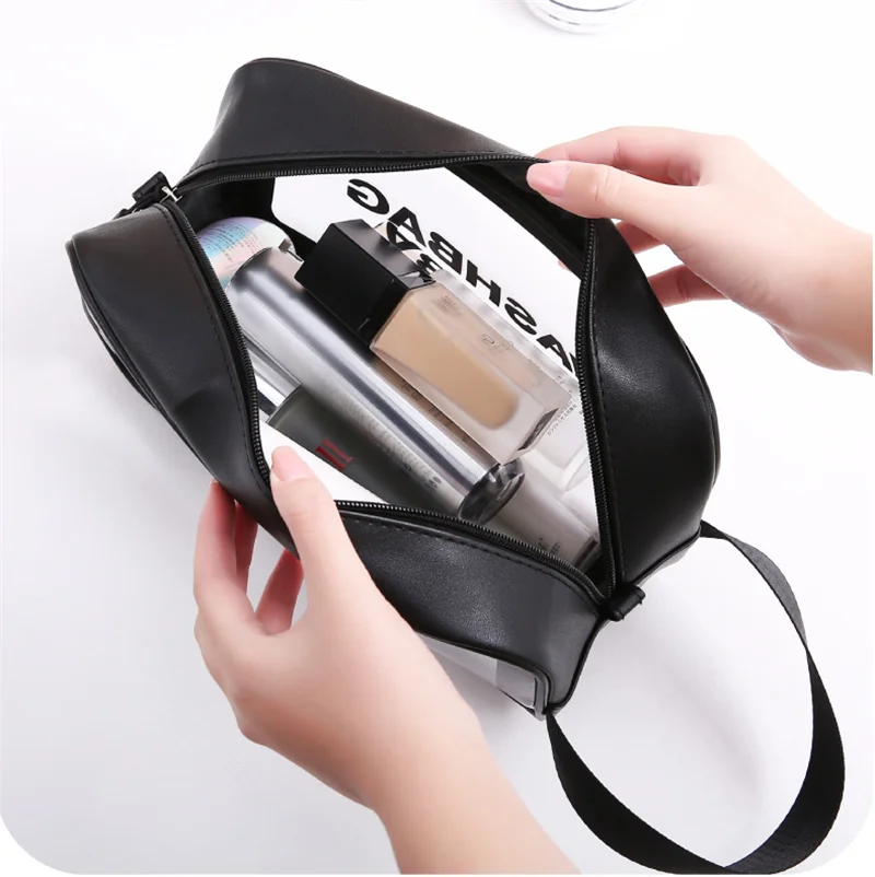Tragbarer Reise wasch beutel für Damen, transparent, wasserdicht, Aufbewahrung beutel für kosmetische Organizer, Frauen – Detail 7