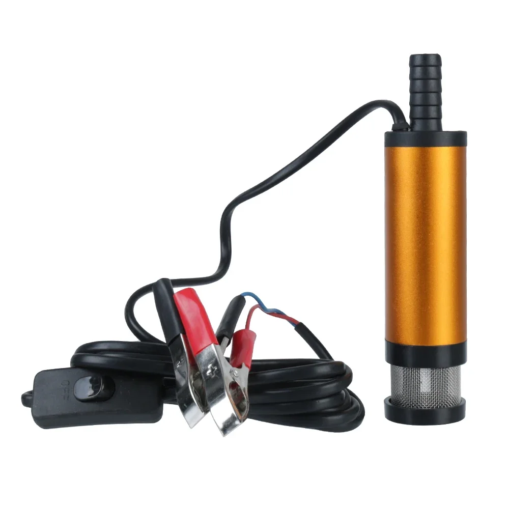 ตัวเลือกสินค้า ปั๊มถ่ายโอนไฟฟ้า 12V 12 ลิตรต่อนาที สำหรับน้ำมันดีเซล น้ำ เชื้อเพลิง เปลี่ยนถ่ายน้ำมัน รถบรรทุก เรือ รถยนต์ ปั๊มอเนกประสงค์