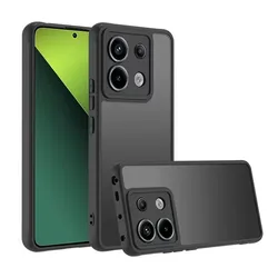 Matte Clear Shockproof Magnetic Wireless Charging Case - Redmi Note 14 Pro+ 5G (India) (NO Magnetic)