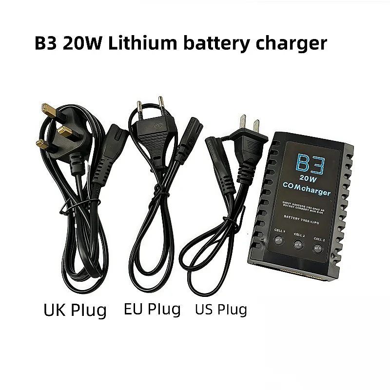Chargeur multiport 20W USB LiPo RC pour drone voiture bateau