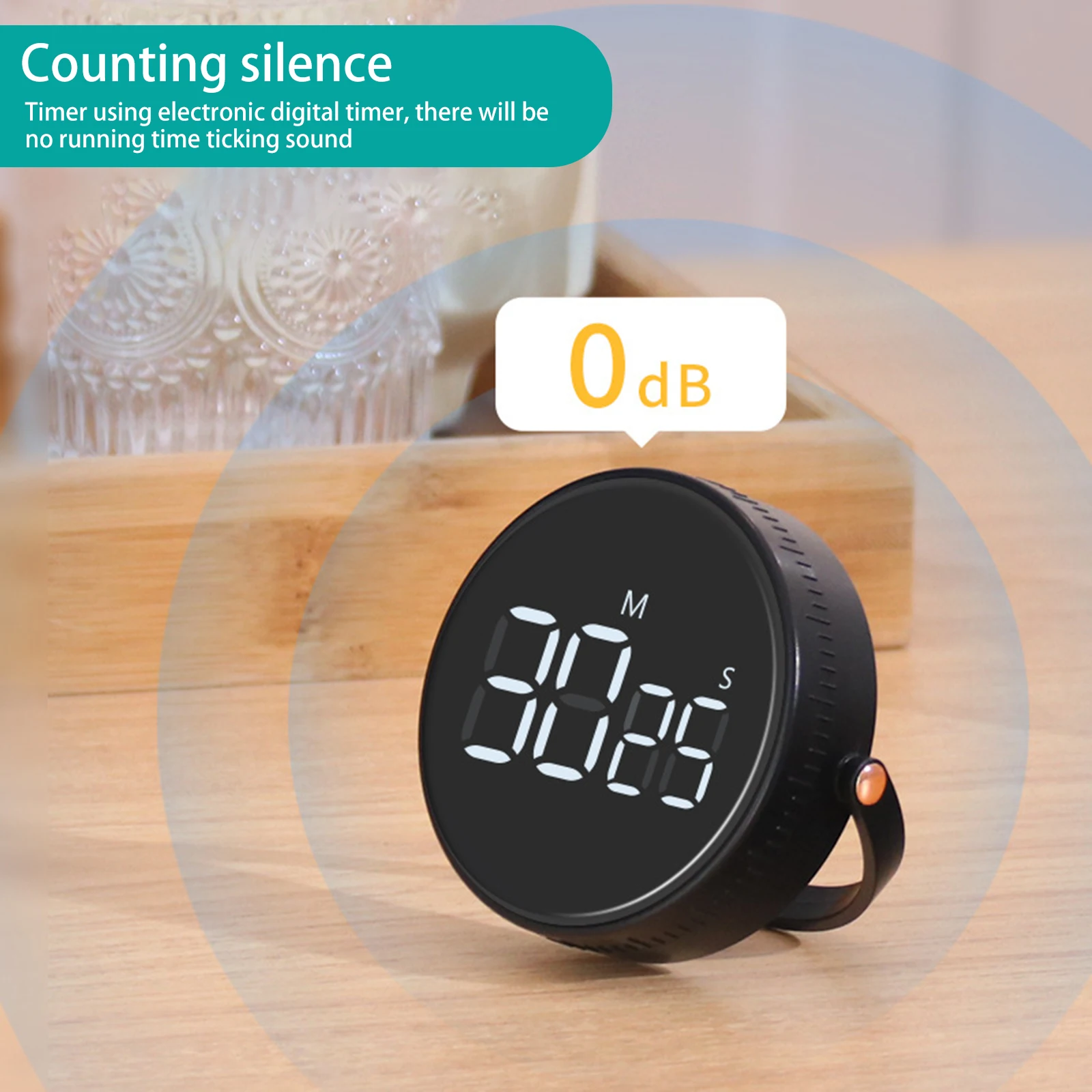 Kitchen Timer LED Digital Magnetic Timer Manual Countdown Timer Alarm Clock  for Cooking Study Fitness Stopwatch Time Master - AliExpress