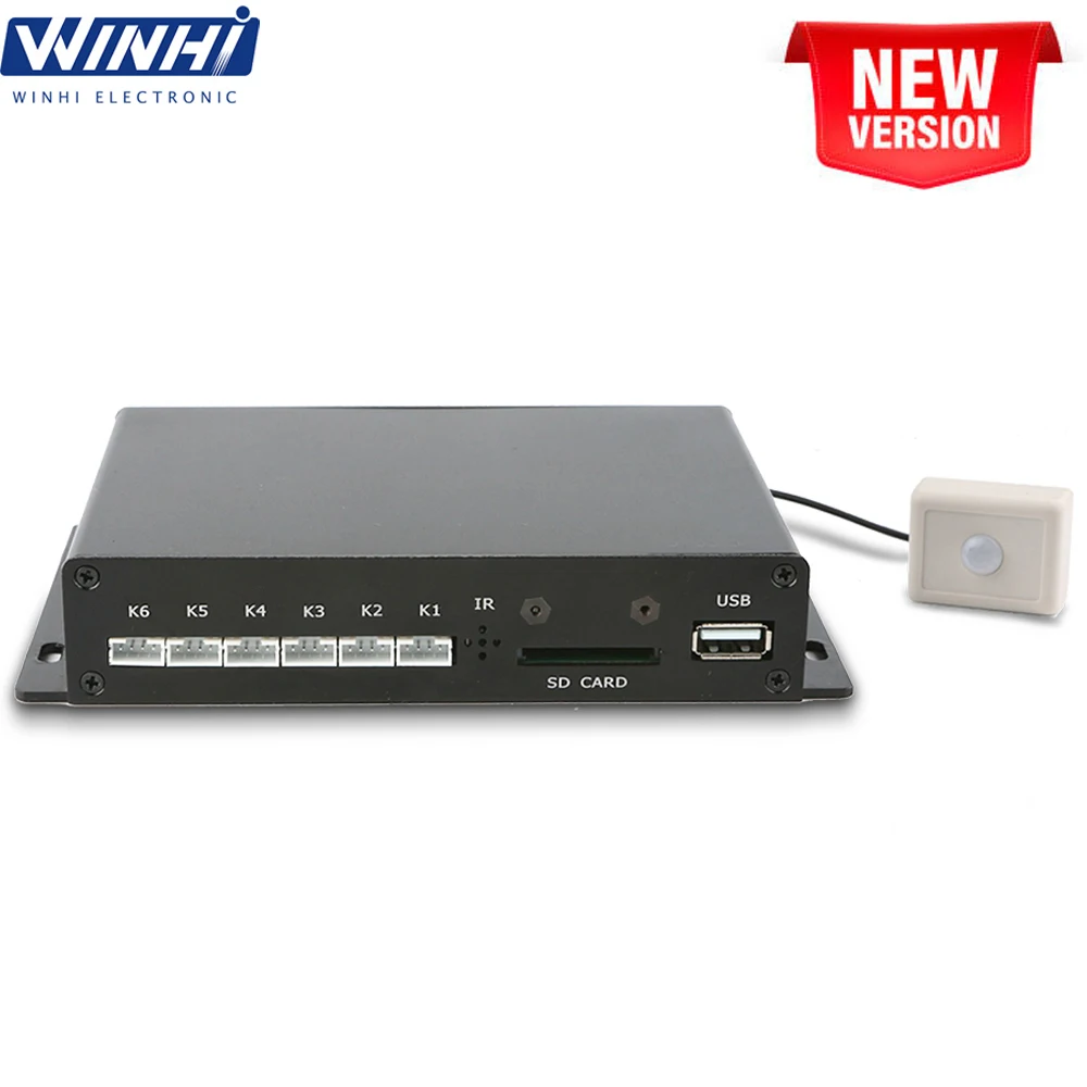 MPC1005 HD 4K HD-MI Out Motion Sensor RS232 Control Optical Audio Output Channel Digital Signage Media Player Box
