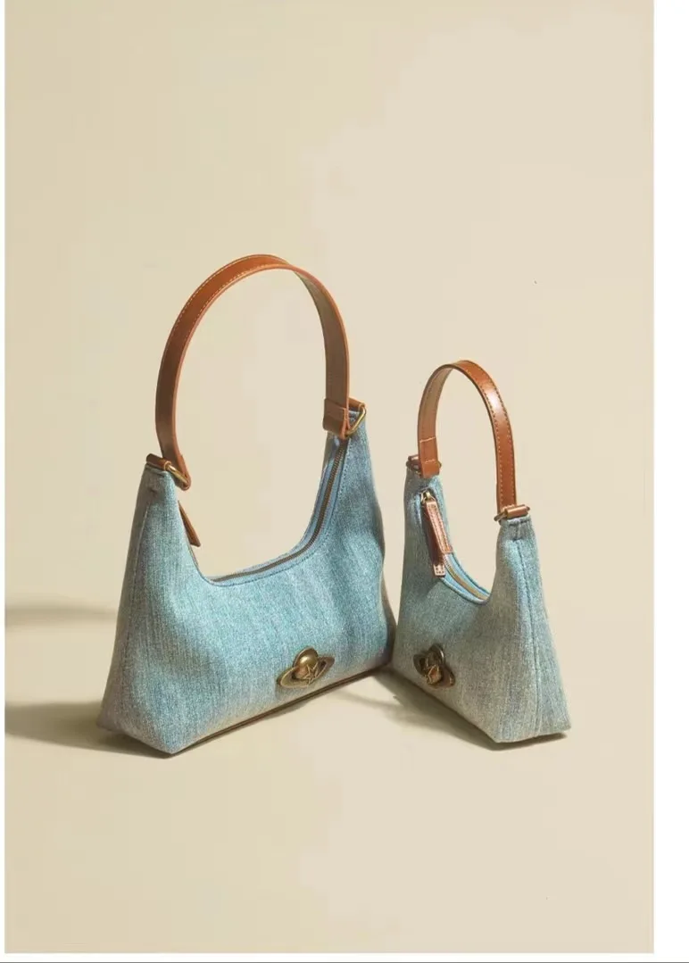 

Wandering Planet Cowboy Junior Underarm High Sense Shoulder Women's Vintage Bag Handbag