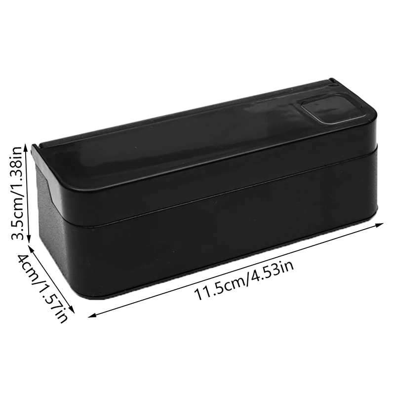 1Pcs Plastic On-board Car coin box Euro Coin Dispenser Storage Tidying Auto Coins Purse Wallet Holders Home Storage Box 6