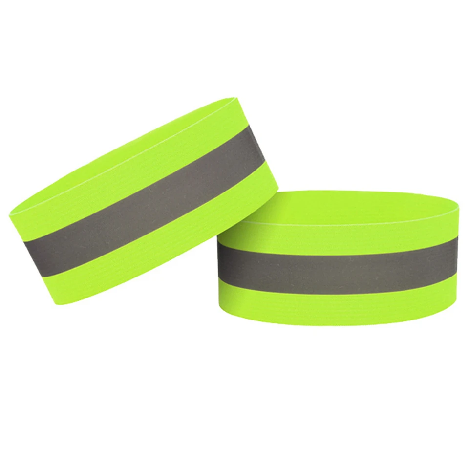 High Visibility Adjustable Reflective Bands for Safety