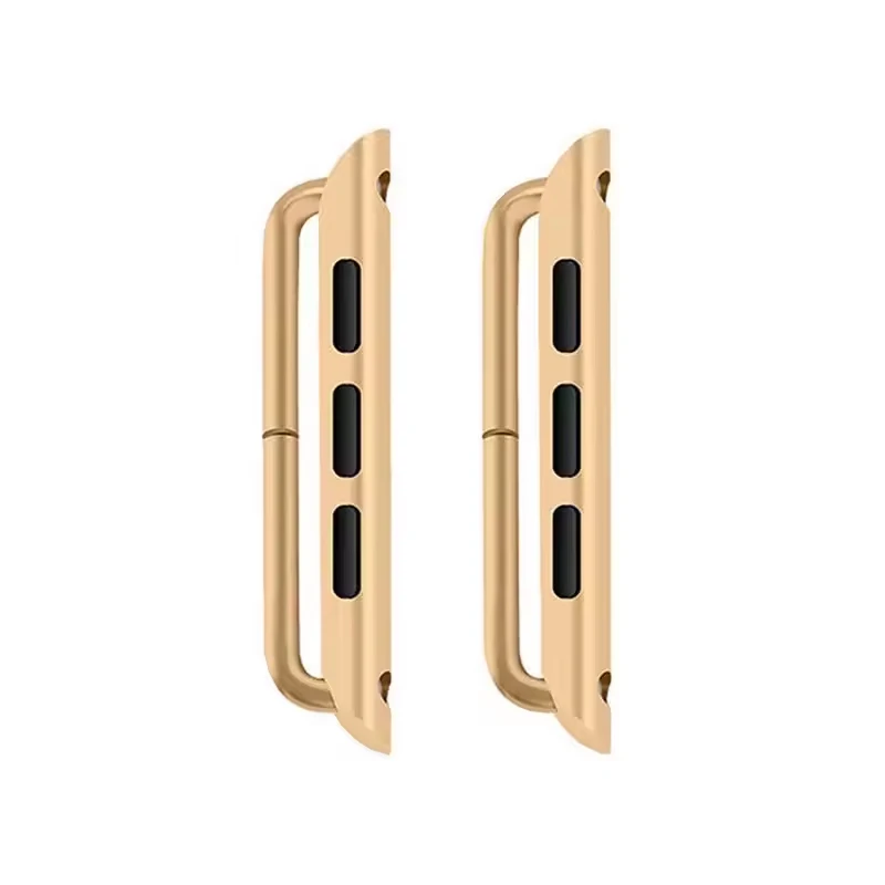 Premium Stainless Steel Connector Adapter Set for Apple Watch - Sleek and Durable Design Accessories