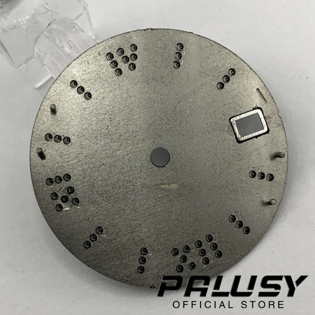 28.5mm NH35 Top Black Green Sky Blue Orange Watch Dial For NH35A 4R35 Movement Watch Faces Replacement Parts