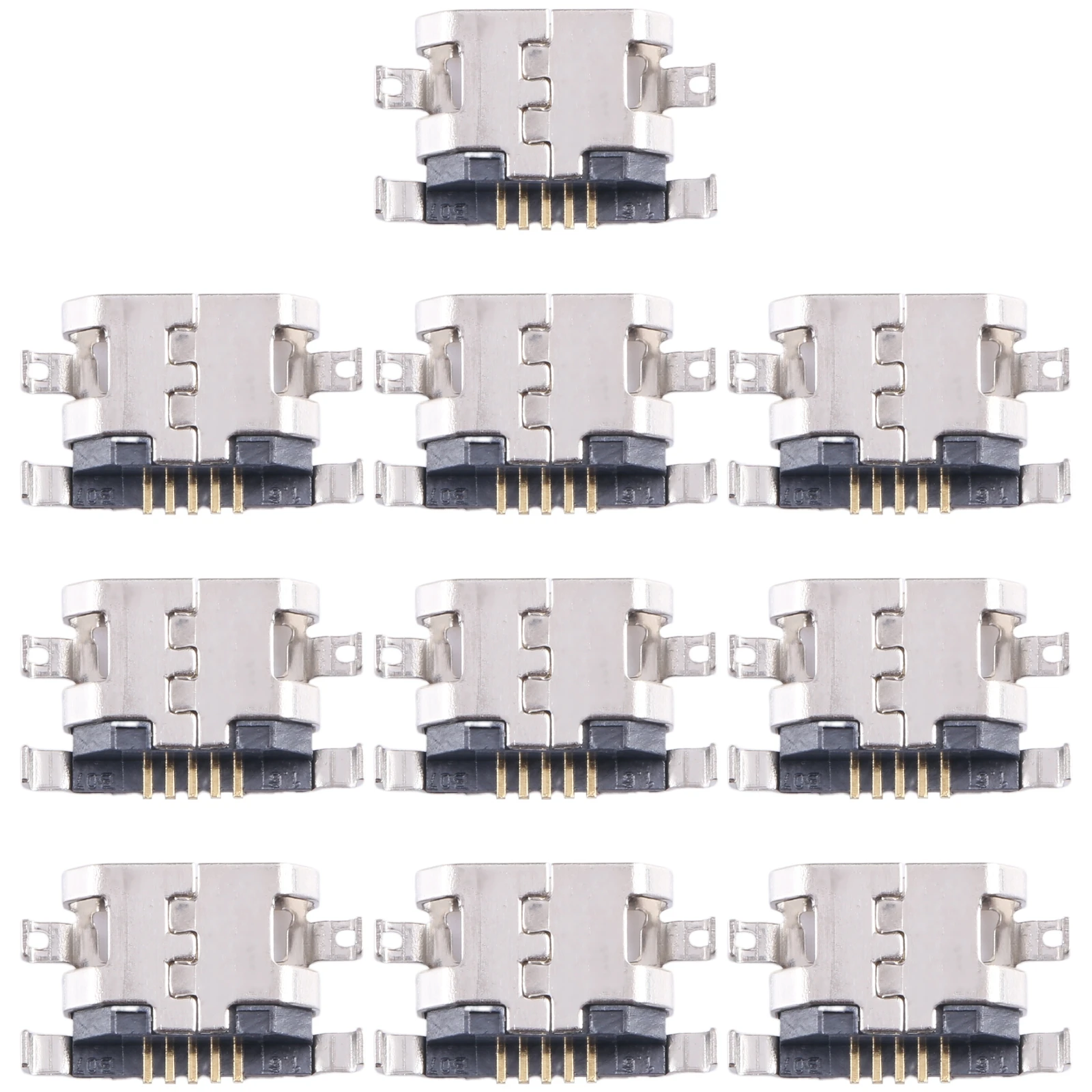 For Infinix Hot 10 10pcs Charging Port Connector Mobile Phone Replacement Parts