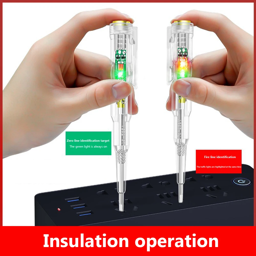 Tanie 70-250V Water-proof Electricity measurement Pen 70-250V Intelligent Induction Power Voltage Detector Pen sklep
