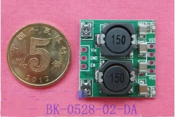 

DC/DC двухканальный понижающий выходной модуль Автомобильная модель самолета источник питания от 12 В до 9 в 5 в 3,3 В
