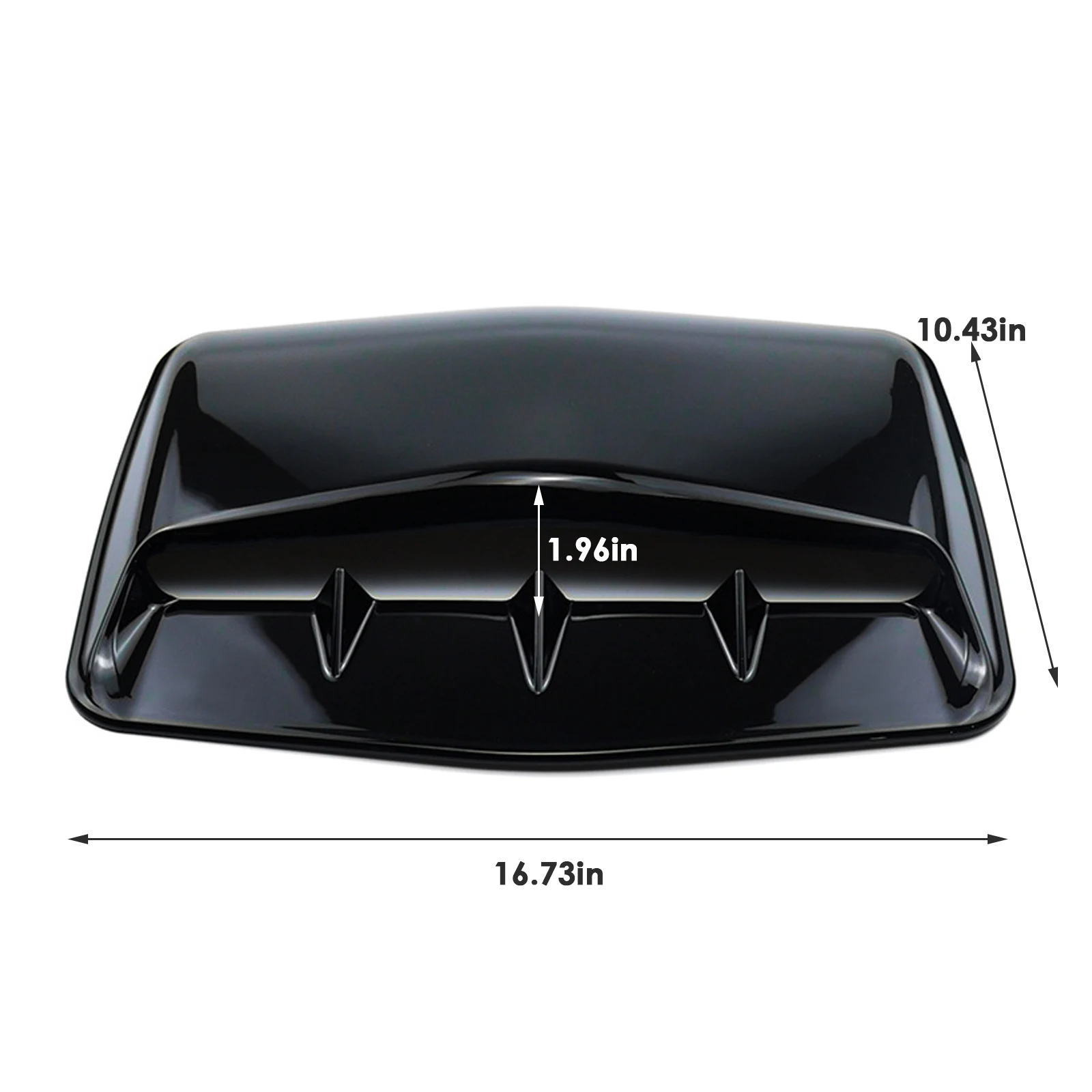 Universal Carbon Fiber Car Air Flow Intake Hood Scoop Bonnet Vent Cover Decorative Sticker hood scoop stickers hood scoop car body trim accessories